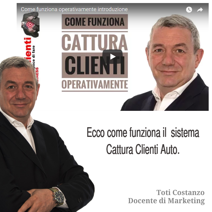 Come funziona Cattura Clienti Auto Operativamente